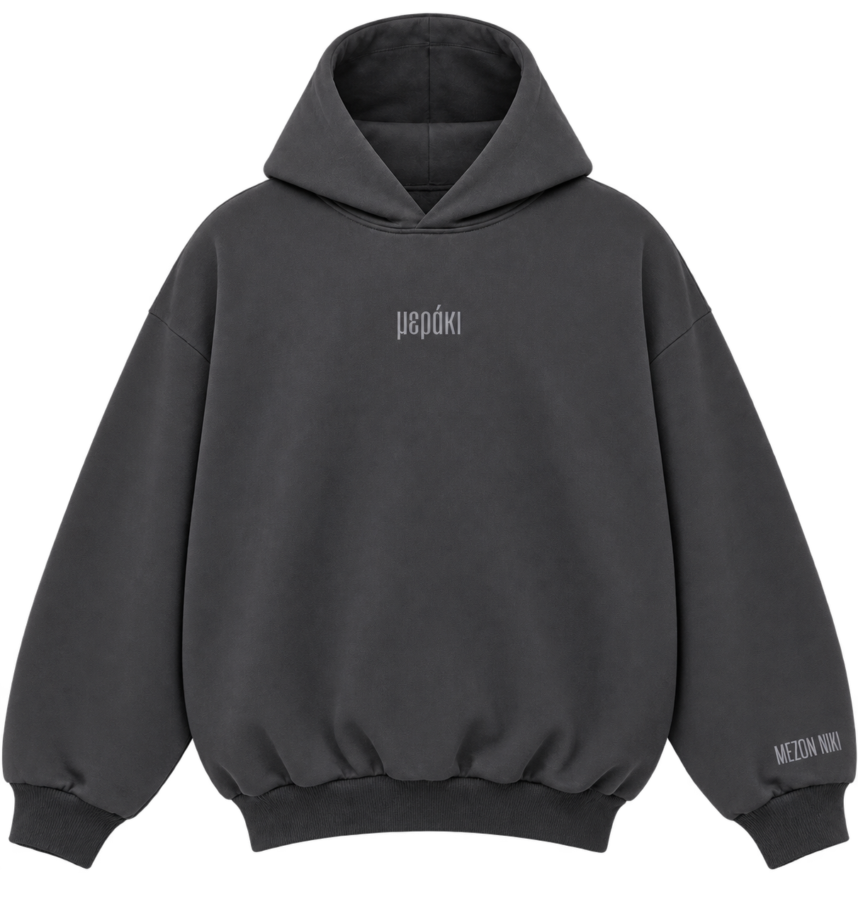 MERAKI Oversized Embroidered Unisex Bubble Jumper