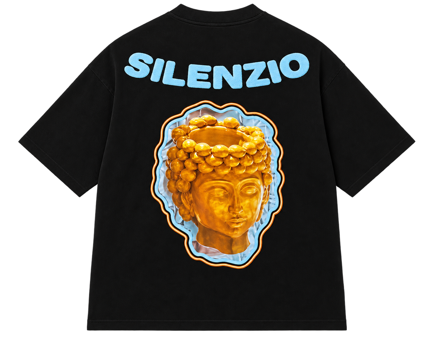 SILENZIO Oversized Graphic Unisex T